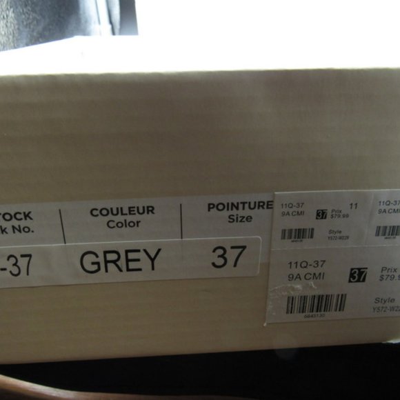 WOMEN'S SPRING ANKLE BOOT by EVE Par Bloom & Co..  7.5.  Grey. NIB - Picture 6 of 10